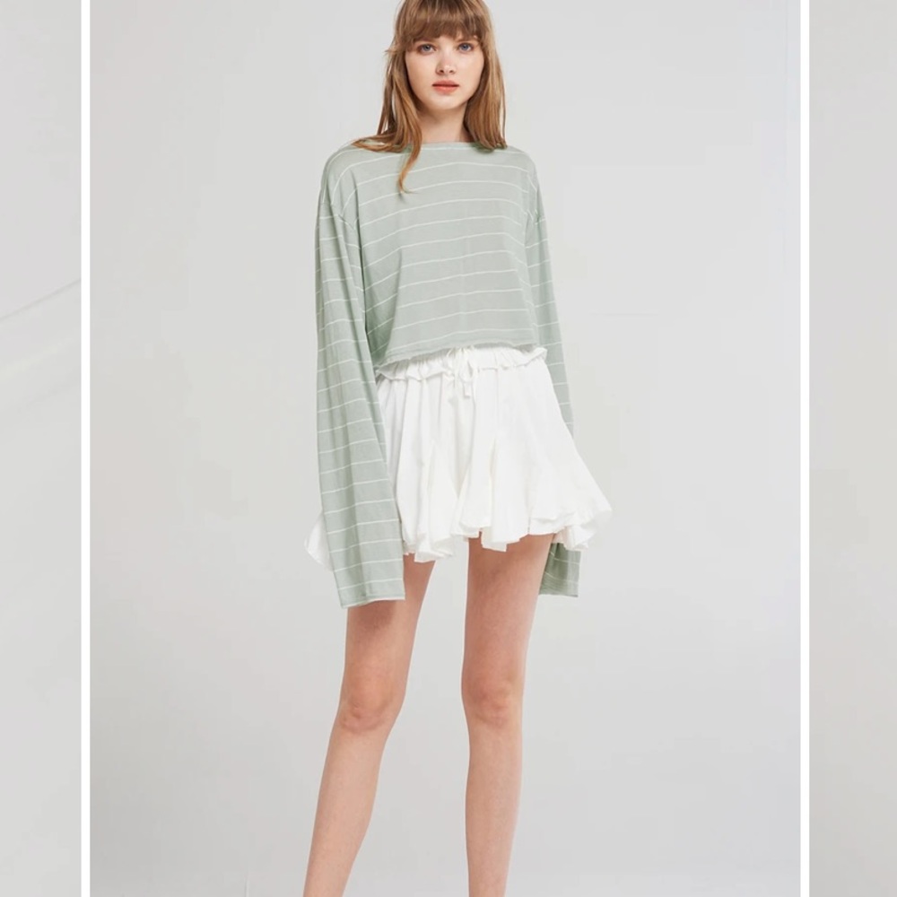 NWT Emilee Angelic Storets Ivory Skort